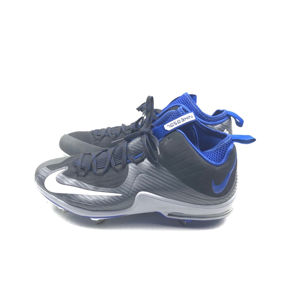 Nike Mens Air Max MVP Baseball Cleats Black/Blue - Picture 4 of 6